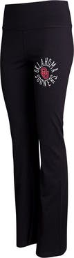 CONCEPTS SPORT Women's Concepts Sport Black Oklahoma Sooners Enclave Tri-Blend Flared Leggings