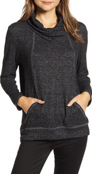Loveappella Cross Neck Seamed Pullover