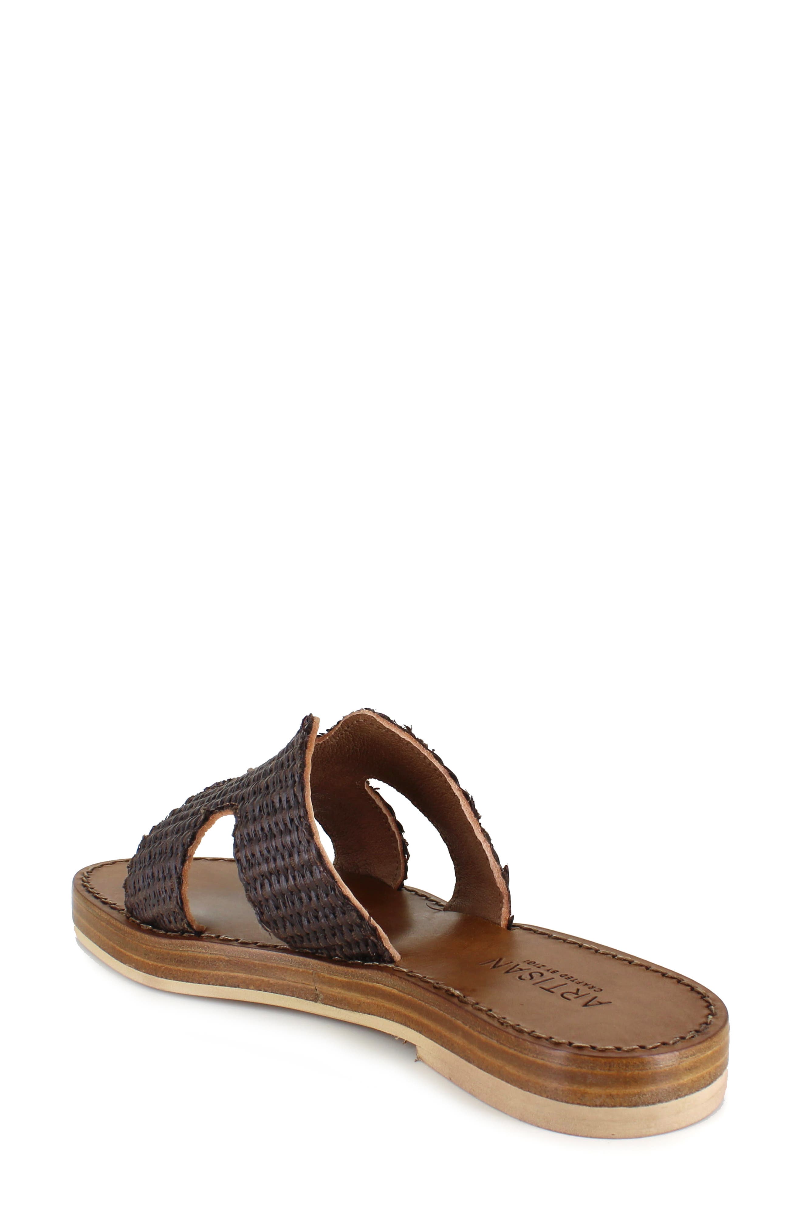 Kolinna Slide Sandal, Alternate, color, BROWN