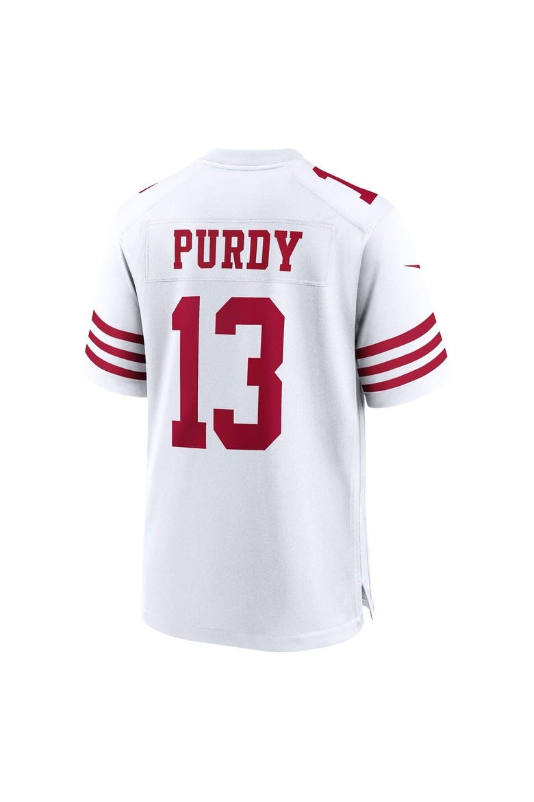 Men's Nike Brock Purdy White San Francisco 49ers Game Player Jersey, Alternate, color, White