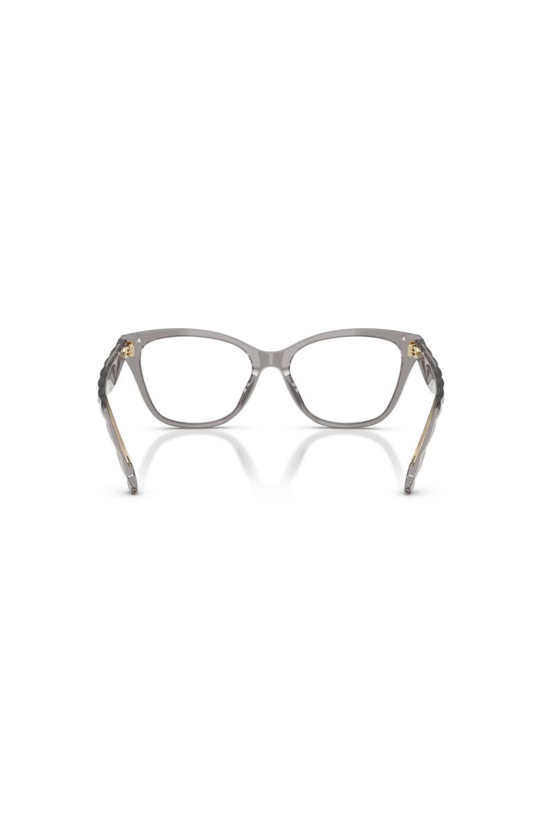 Tory Burch 53mm Cat Eye optical glasses, Alternate, color, Grey