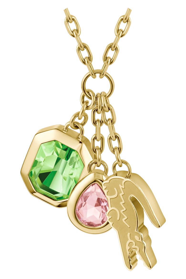 Deva Charm Necklace, Alternate, color, GOLD