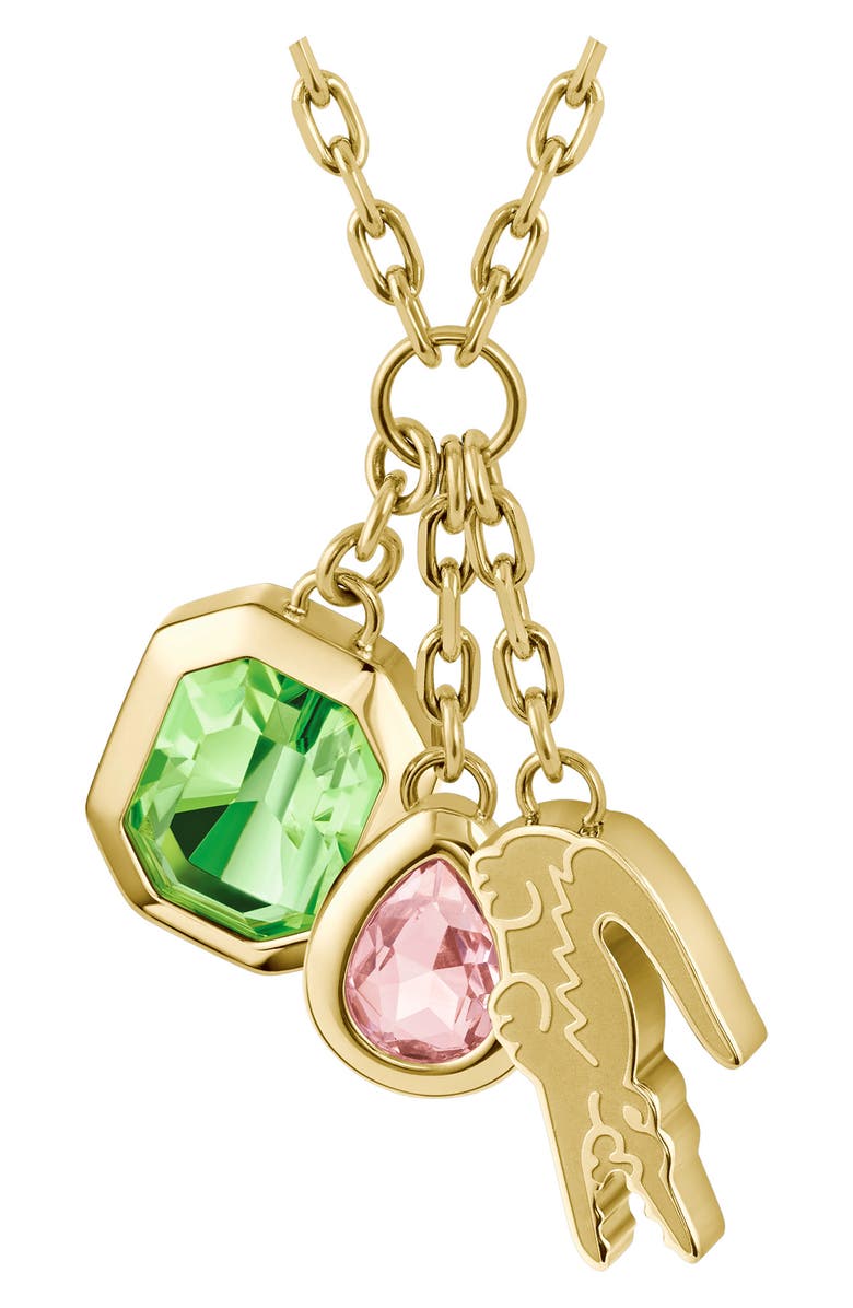 Lacoste Deva Charm Necklace, Alternate, color, 