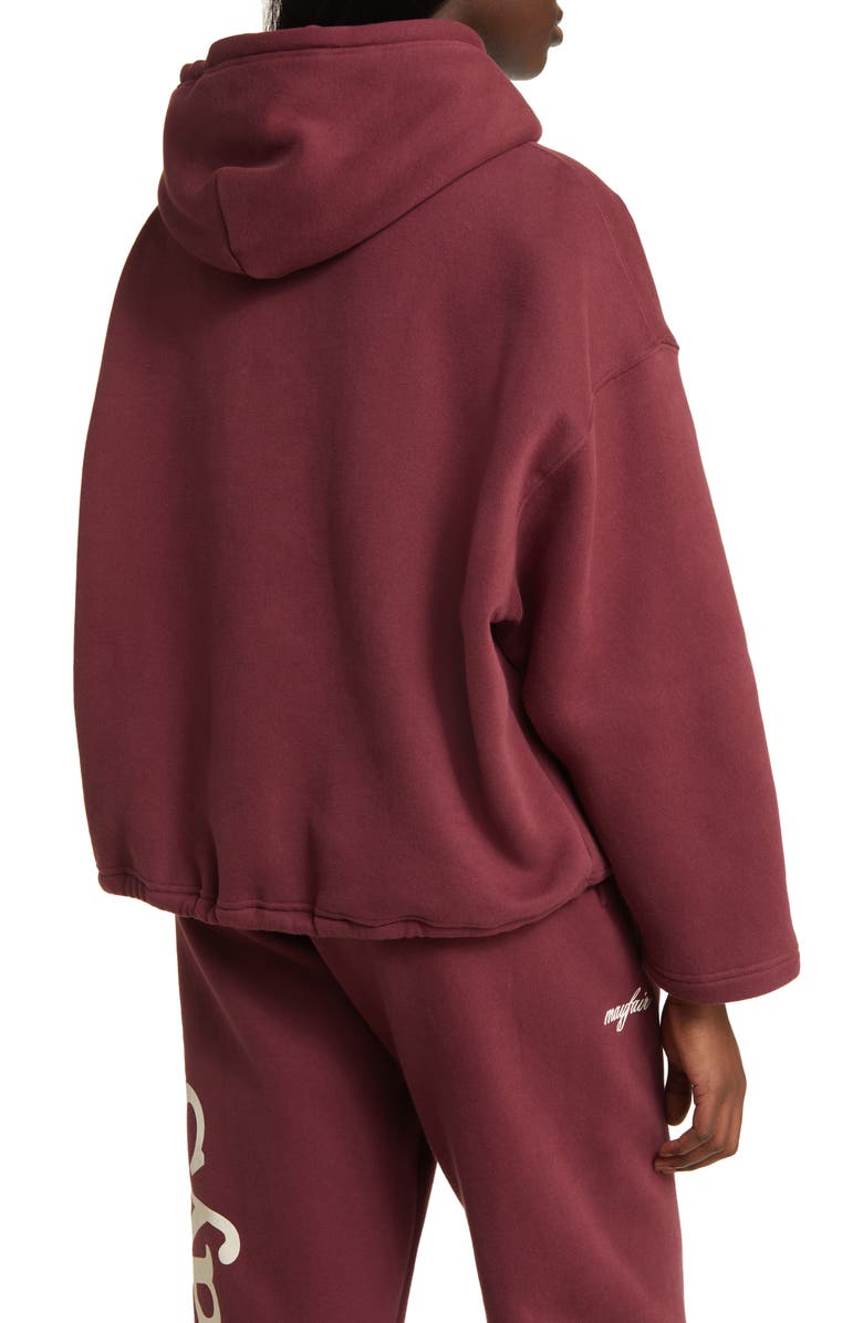 THE MAYFAIR GROUP Empathy Always Graphic Hoodie, Alternate, color, Maroon