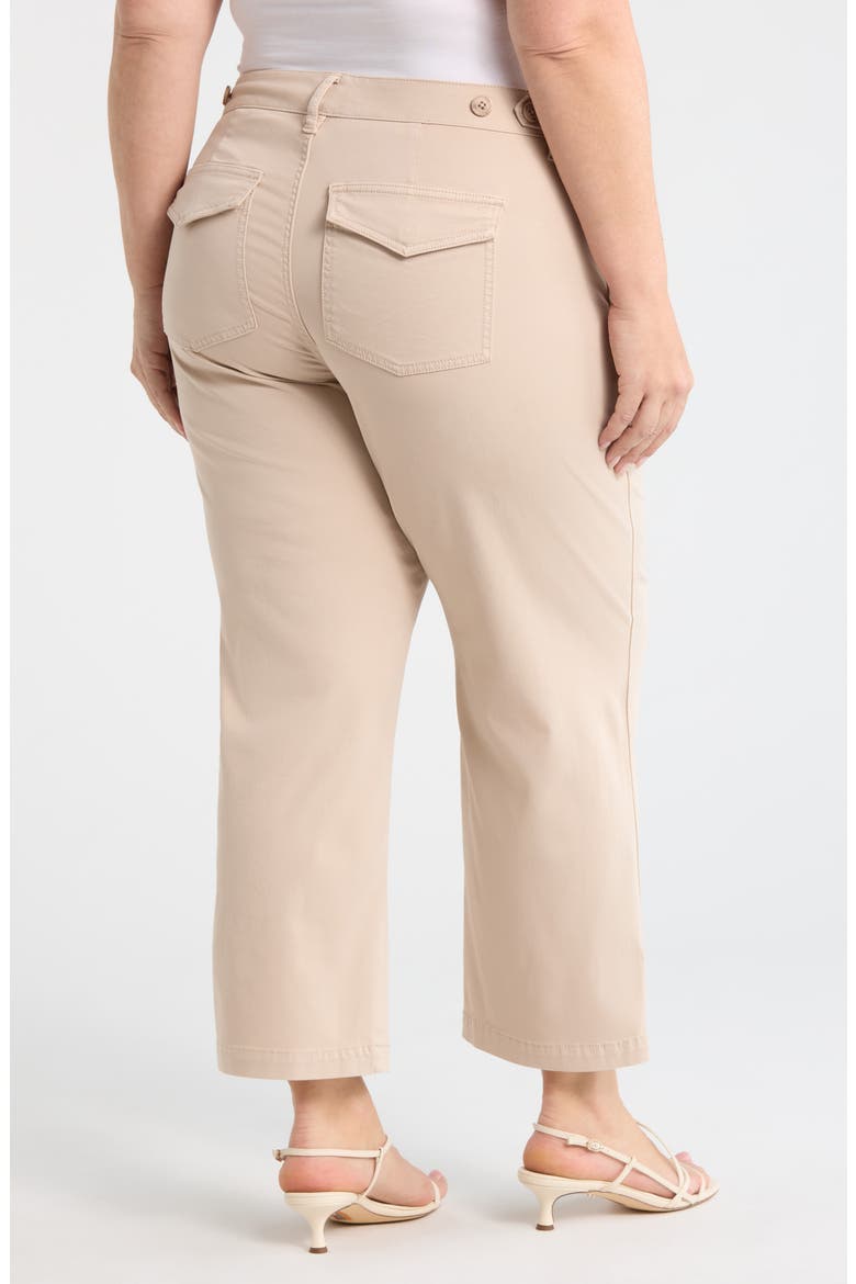 Crop Straight Leg Utility Pants, Alternate, color, SAFARI SAND