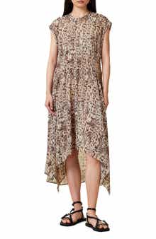 AllSaints Arwen High Low Dress