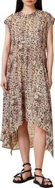 AllSaints Arwen High Low Dress
