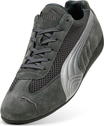 国内配送 PUMA SPEEDCAT PREMIUM LT GRAY/SILVER PUMA Gender Inclusive Speedcat Premium Sneaker (Men) | Nordstrom