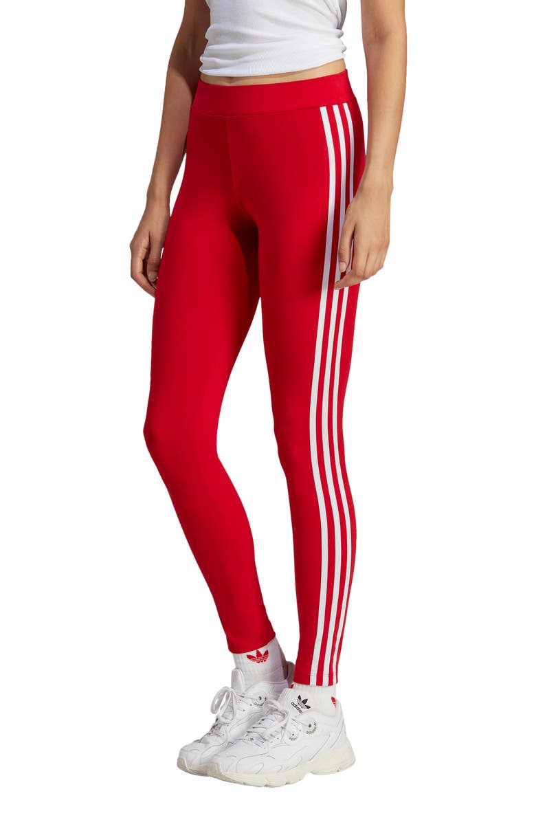 adidas Lifestyle 3-Stripes Leggings, Main, color,