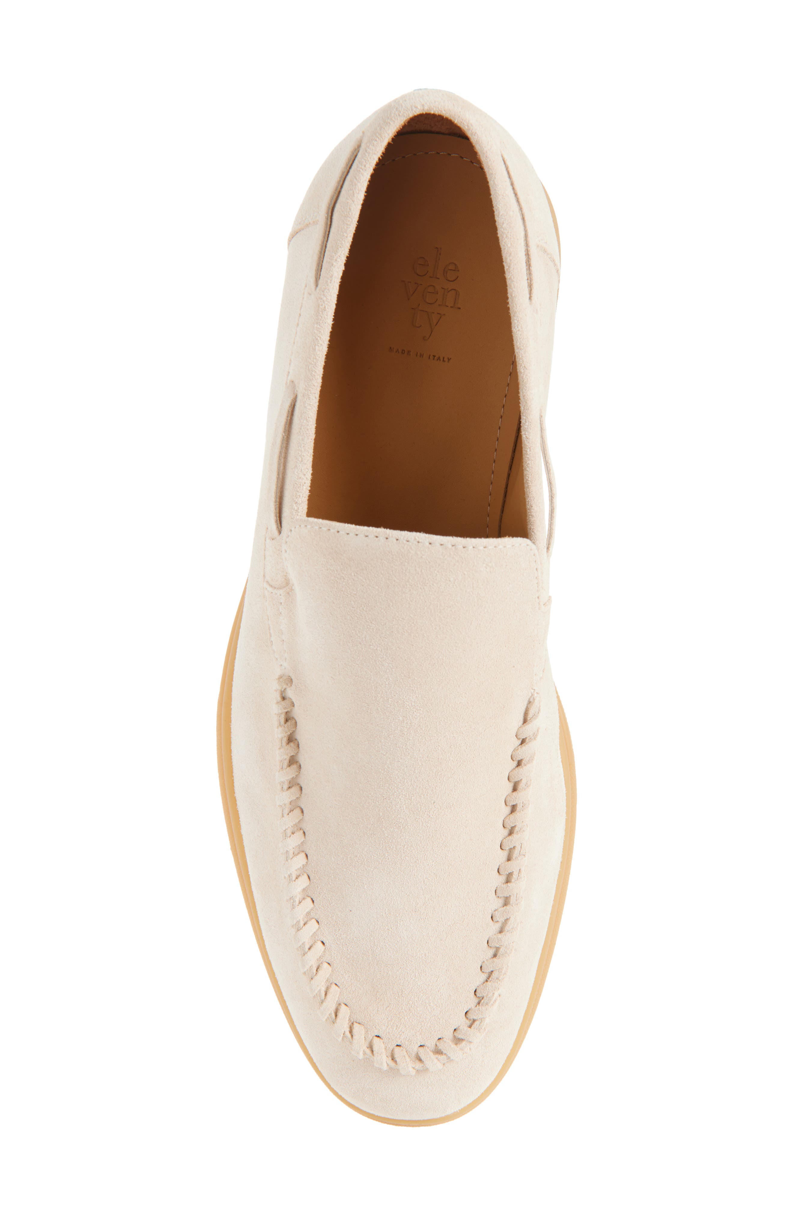 Eleventy Braided Loafer, Alternate, color, Coriander