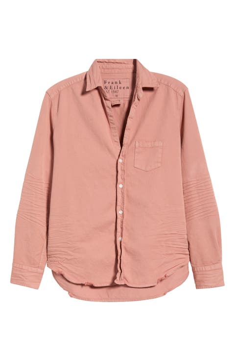 Relaxed Cotton Button-Up Shirt