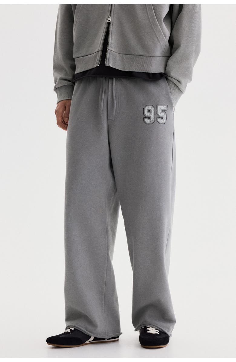 H&M Relaxed-fit sweatpants, Alternate, color, Dusty Gray/95