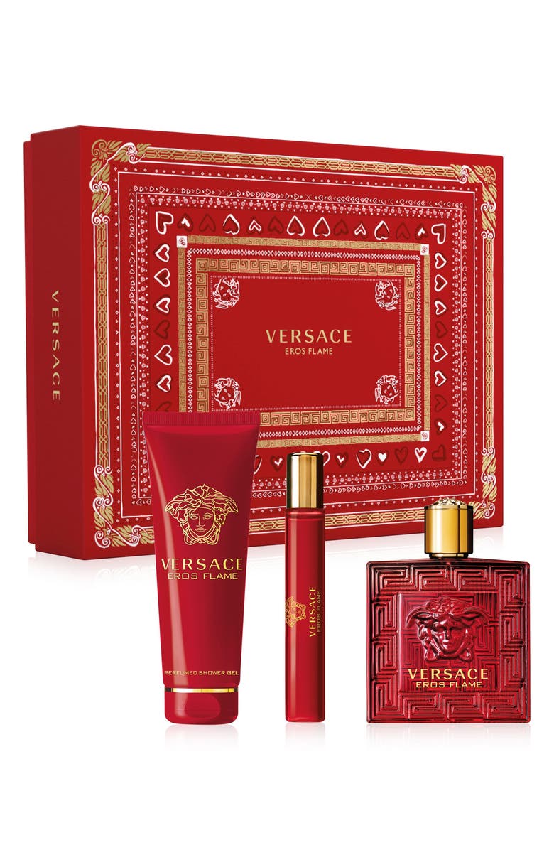 Versace Eros Flame Eau de Parfum Set, Main, color, 