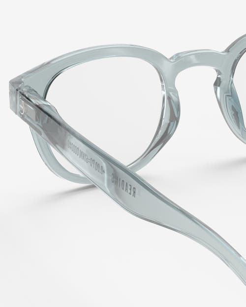 Izipizi #c 49mm Square Reading Glasses In Blue
