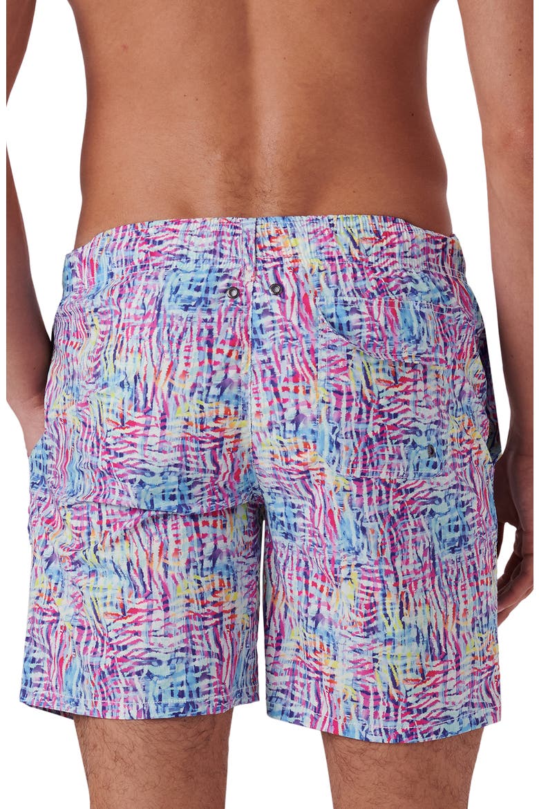 Cosmo Swim Trunks, Alternate, color, PINK