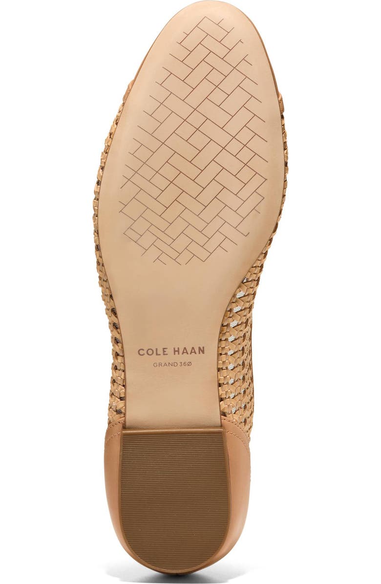 Cole Haan Raquelle Demi Ballet Flat, Alternate, color, Natural Raffia/ Biscuit
