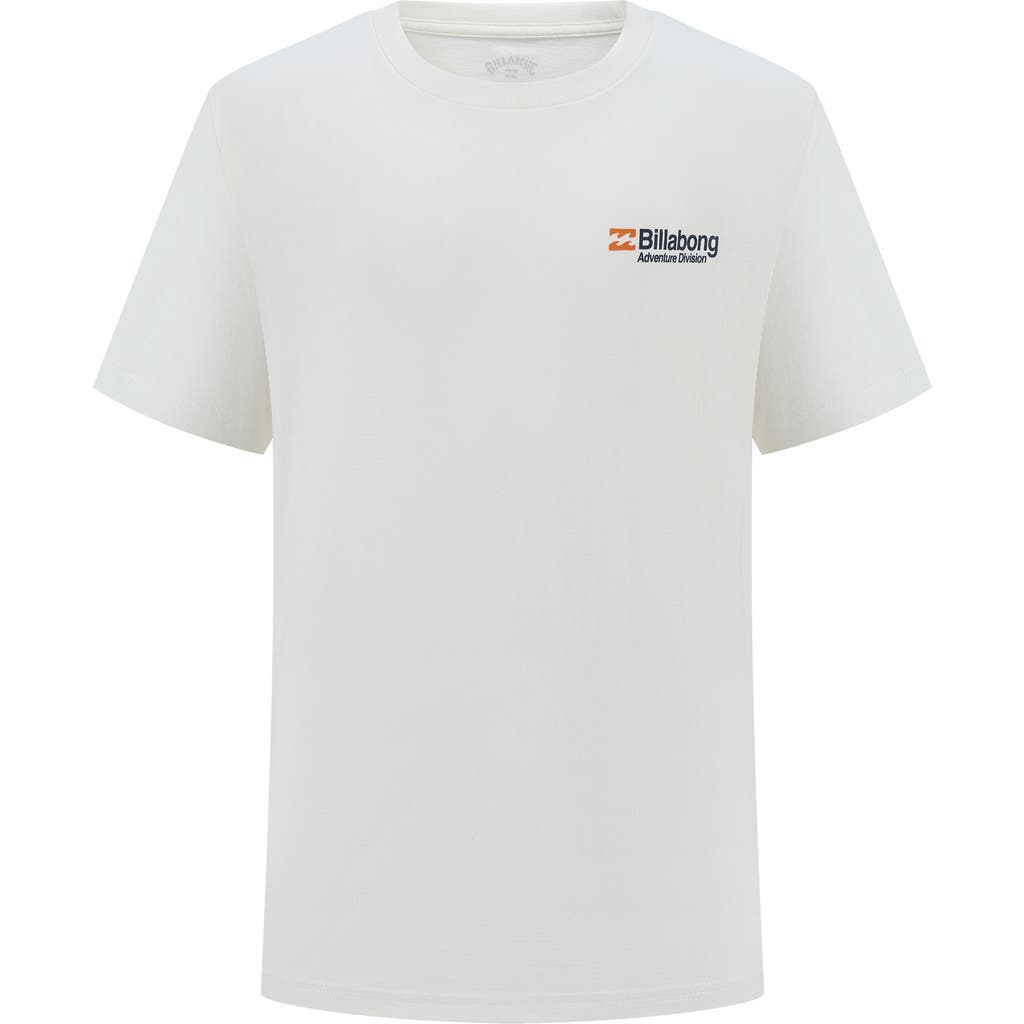 Billabong Kids' Abandon Adventure Division Graphic T-shirt In White