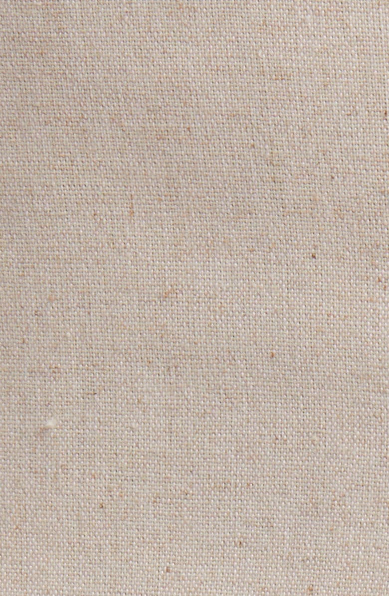 All in Favor Pleated Cotton Blend Miniskort, Alternate, color, Ecru