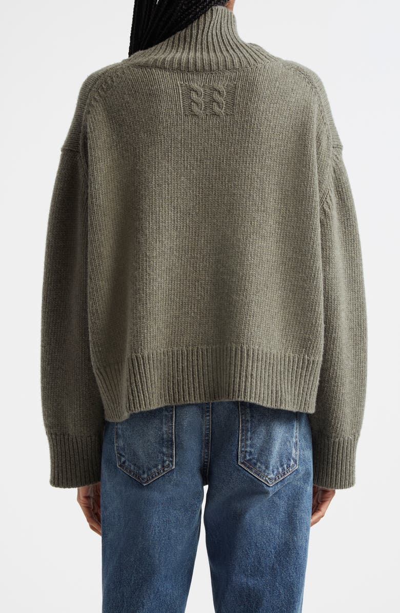 Nili Lotan Omaira Wool Turtleneck Sweater, Alternate, color, 