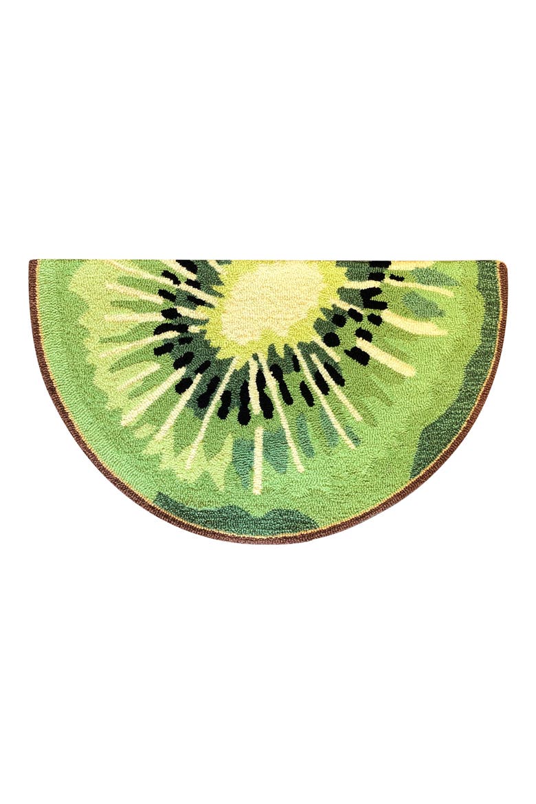 Kiwi Slice Doormat, Main, color, GREEN MULTI