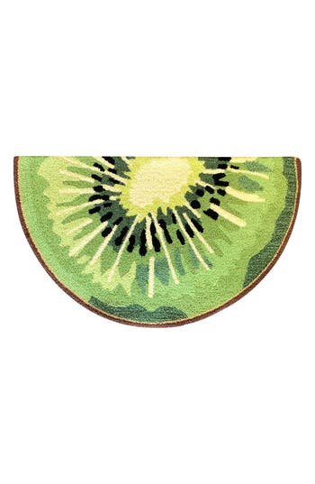 R16 Home Kiwi Slice Doormat In Green Multi