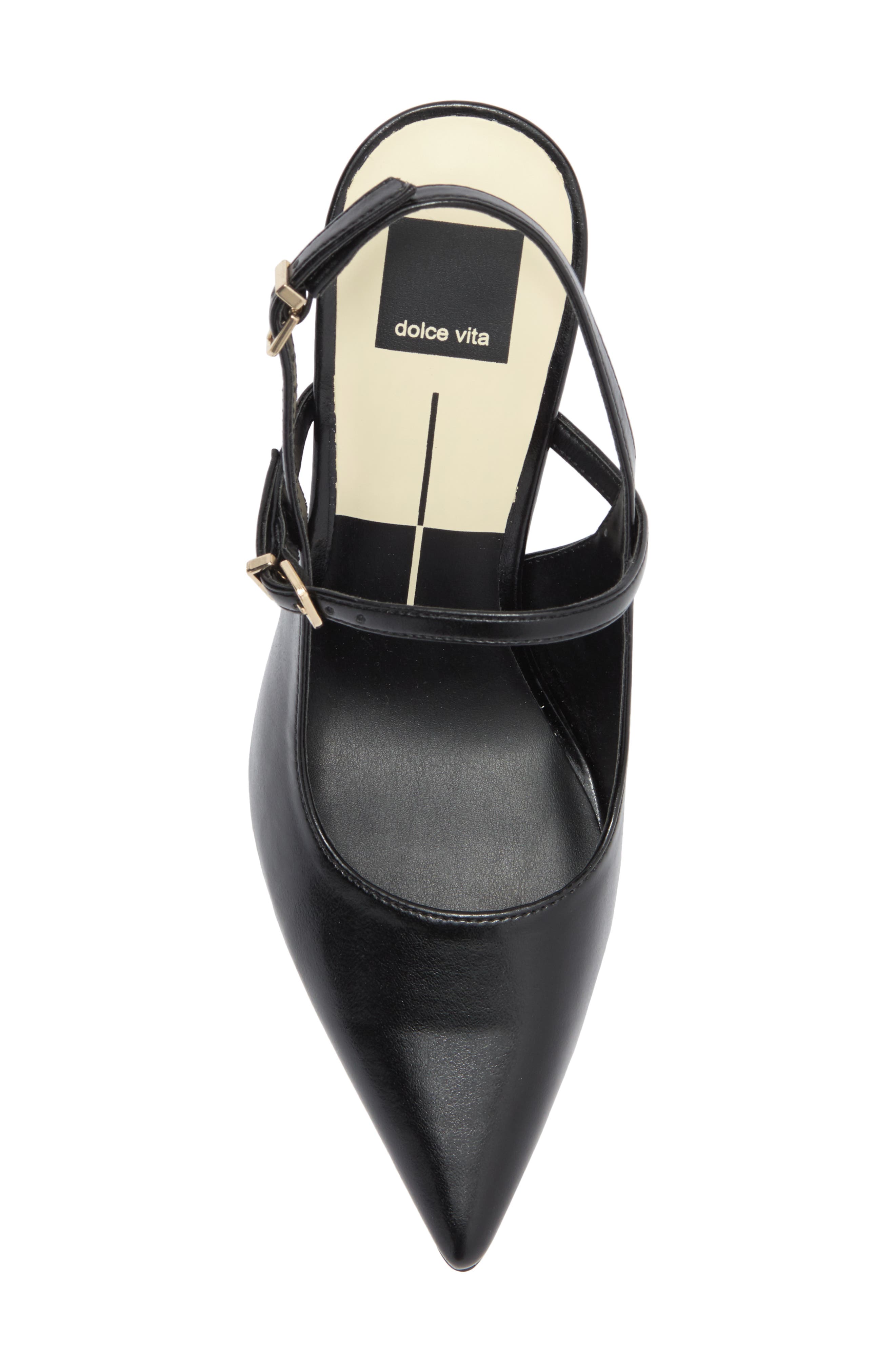 Dolce Vita Kieran Slingback Pump, Alternate, color, Black Patent Stella