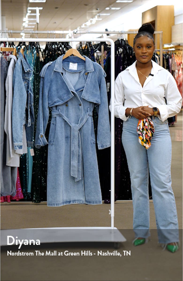 Wild Skies Denim Trench Coat, sales video thumbnail