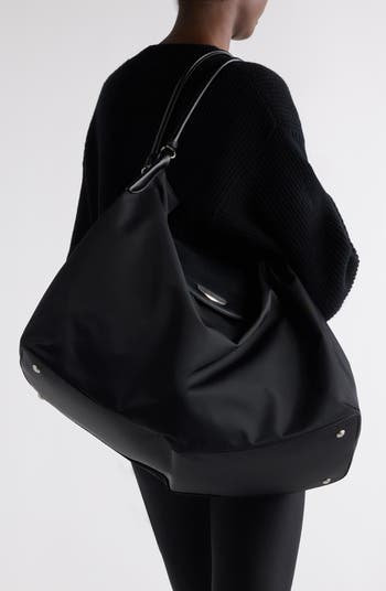 Balenciaga Large Geneve Nylon Hobo Bag | Nordstrom Balenciaga Large Geneve Nylon Hobo Bag | Nordstrom
