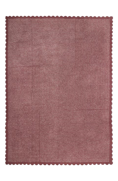 CozyChic Scallop Stripe Throw Blanket