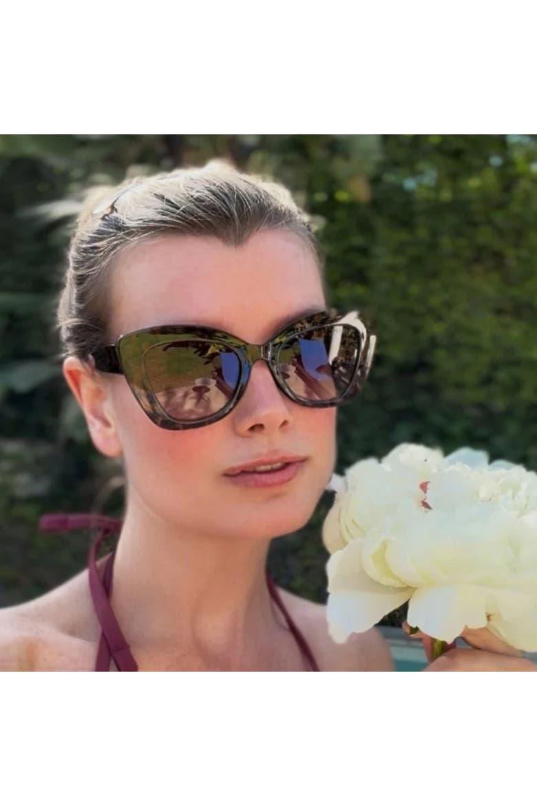 Maya Sunglasses, Alternate, color, Rose Gold