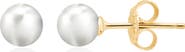 Crislu Cultured Pearl Stud Earrings