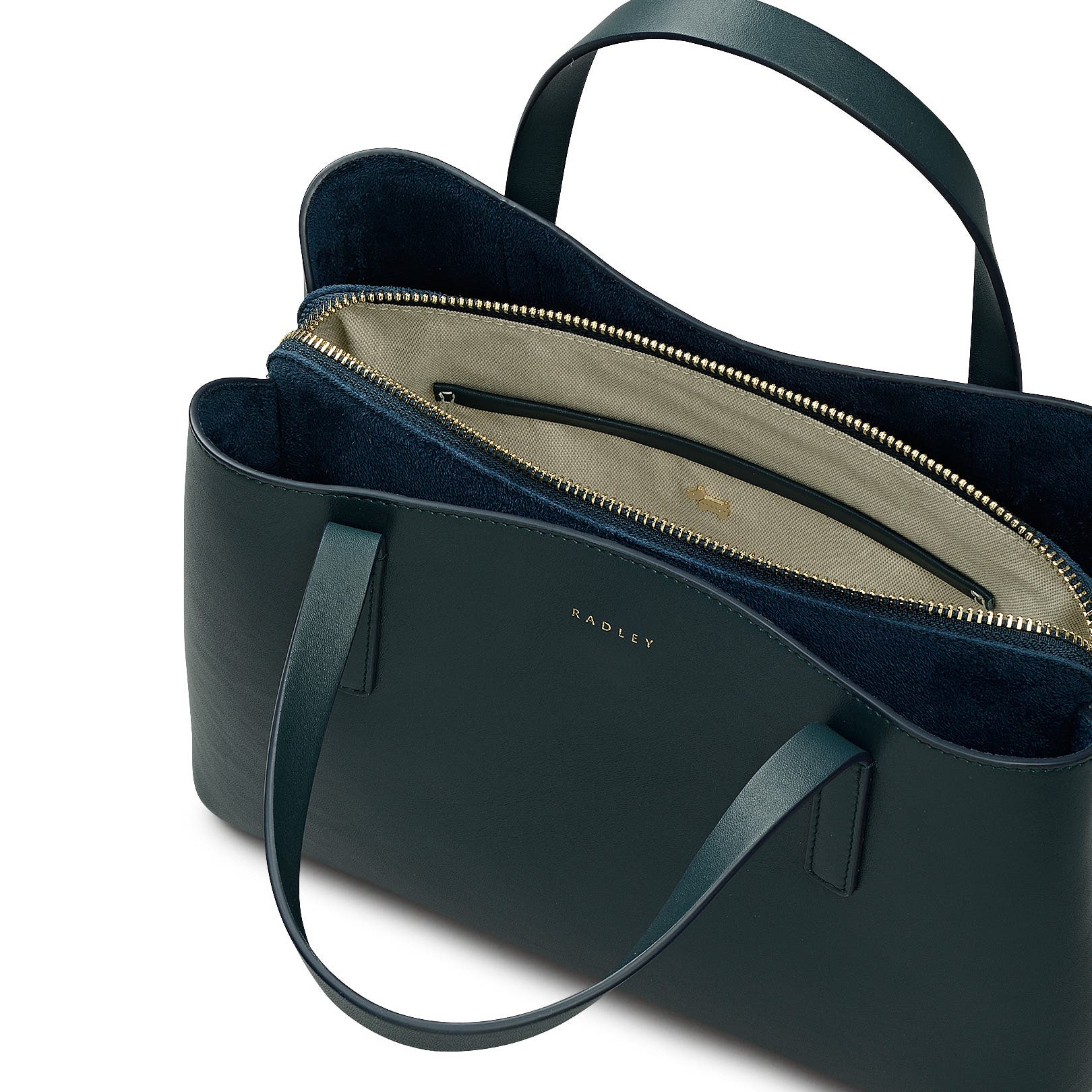 Radley Dukes Place Medium Ziptop Satchel Bag, Alternate, color, Teal