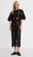 Smythe Lace Pencil Skirt
