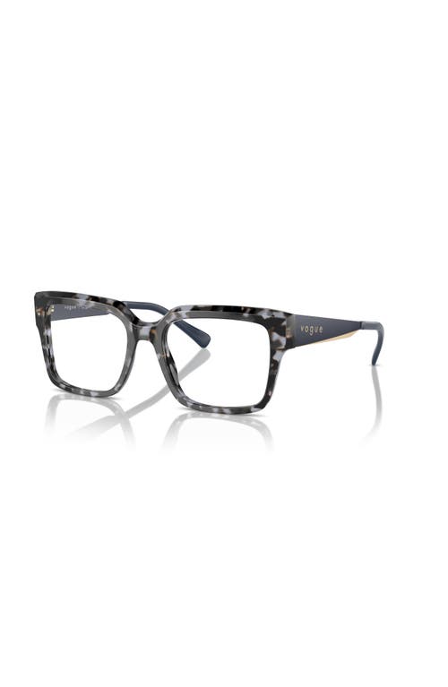 Vogue Eyewear 53mm Rectangle Optical Glasses In Black
