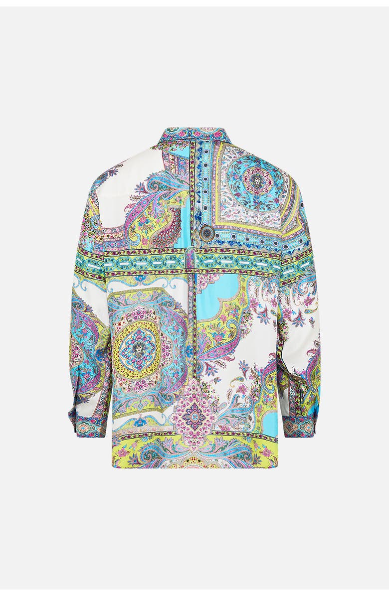 Camilla Long Sleeve Oversized Shirt Magic Carpet Ride, Alternate, color, Magic Carpet Ride