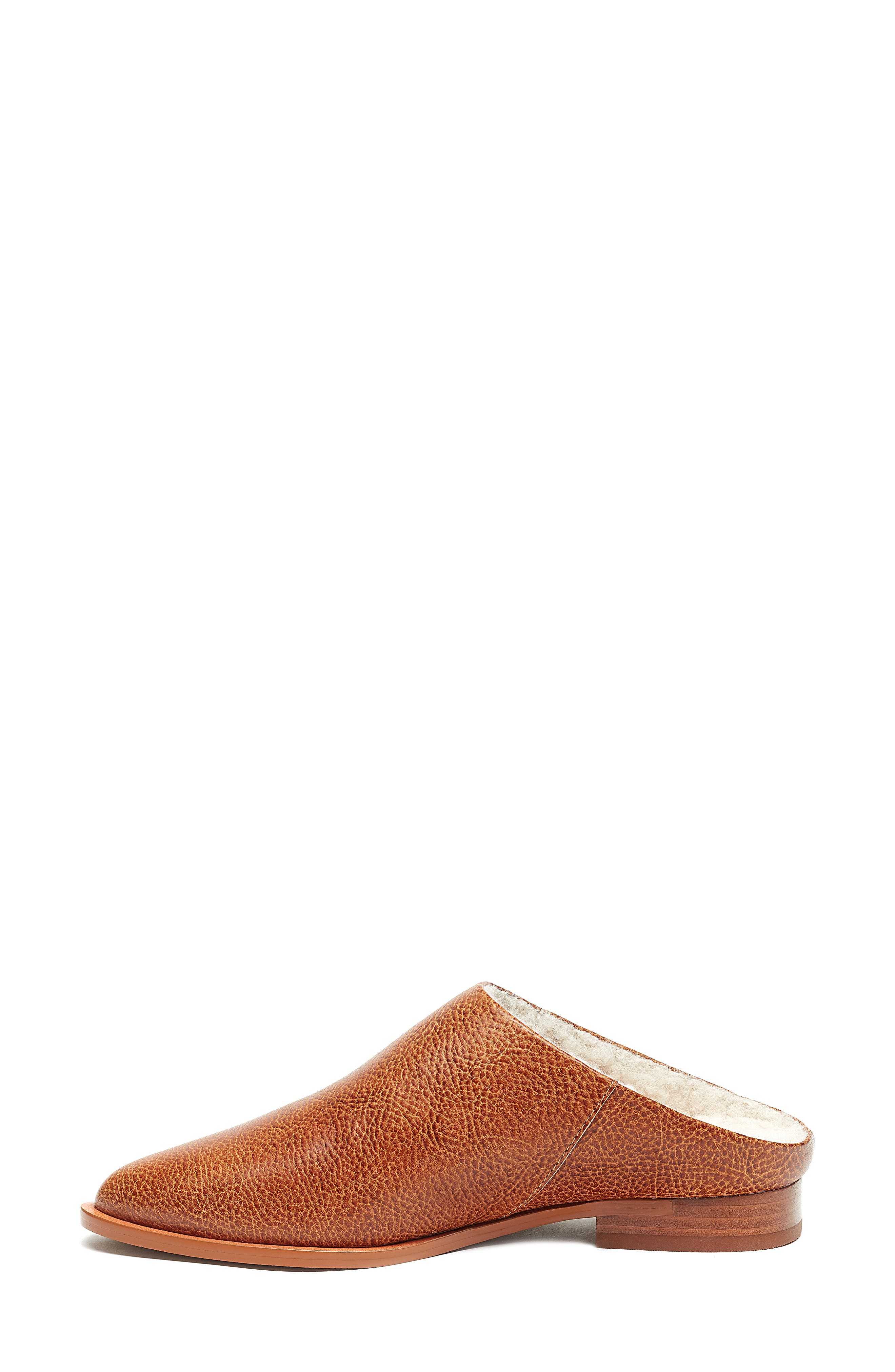 Sail Faux Shearling Mule, Alternate, color, SADDLE