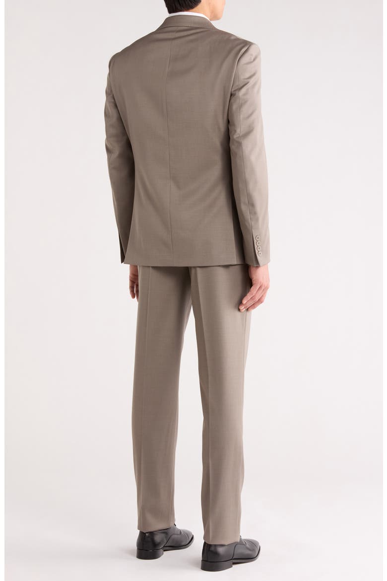Taupe Wool Blend Suit, Alternate, color, TAUPE