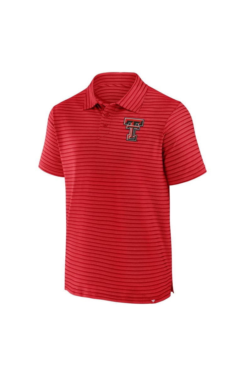 FANATICS Men's Fanatics Red Texas Tech Red Raiders Victory Calls Stripe Polo, Alternate, color, 