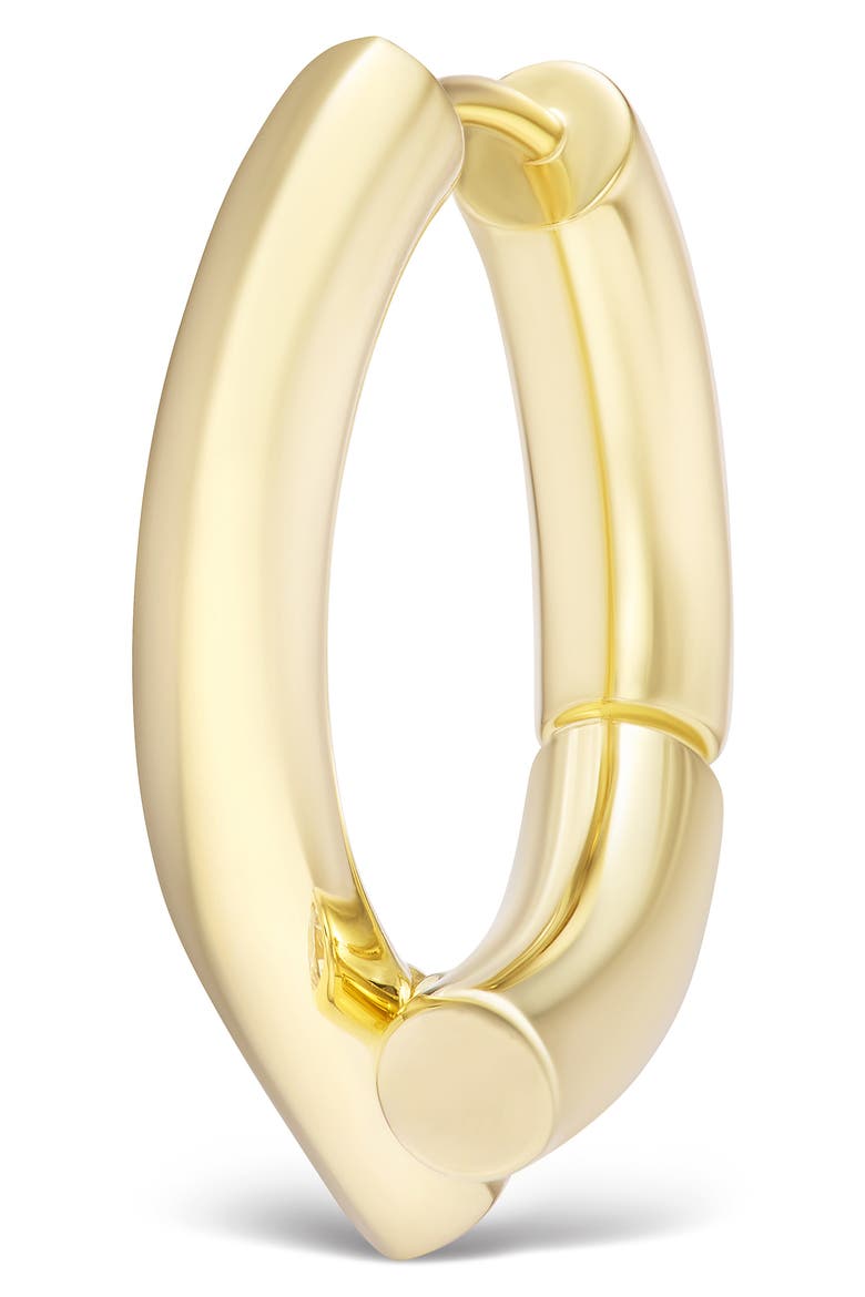 Oera Knot Bypass Hoop Earrings, Alternate, color, 18K YELLOW GOLD