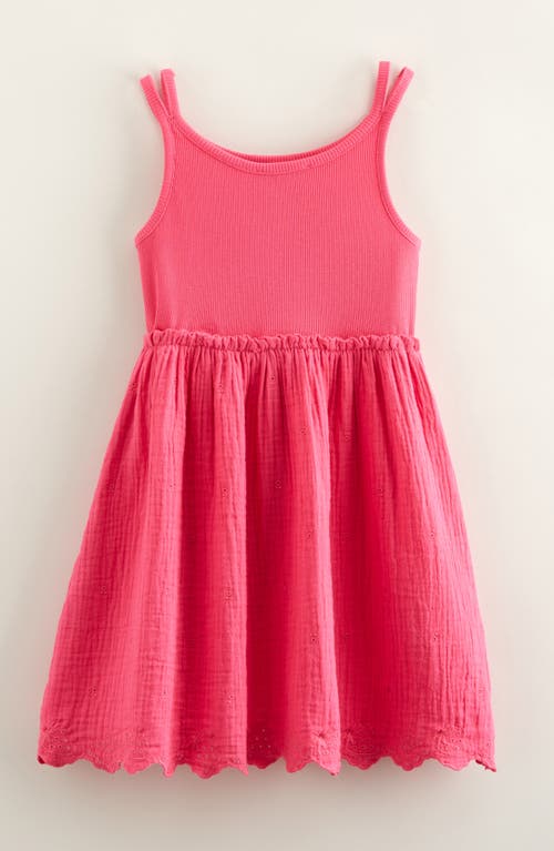 TUCKER + TATE TUCKER + TATE KIDS' EMBROIDERED COTTON SUNDRESS