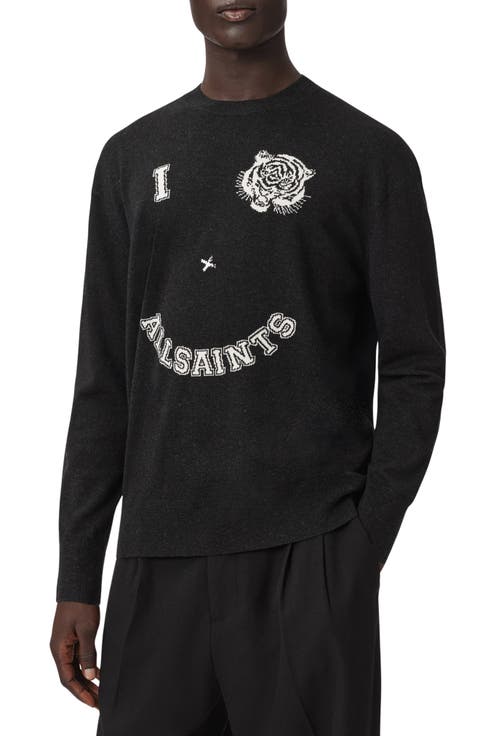 Grinner Wool Blend Crewneck Sweater