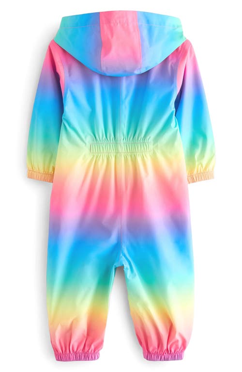 Next Kids' Rainbow Puddlesuit In Pink