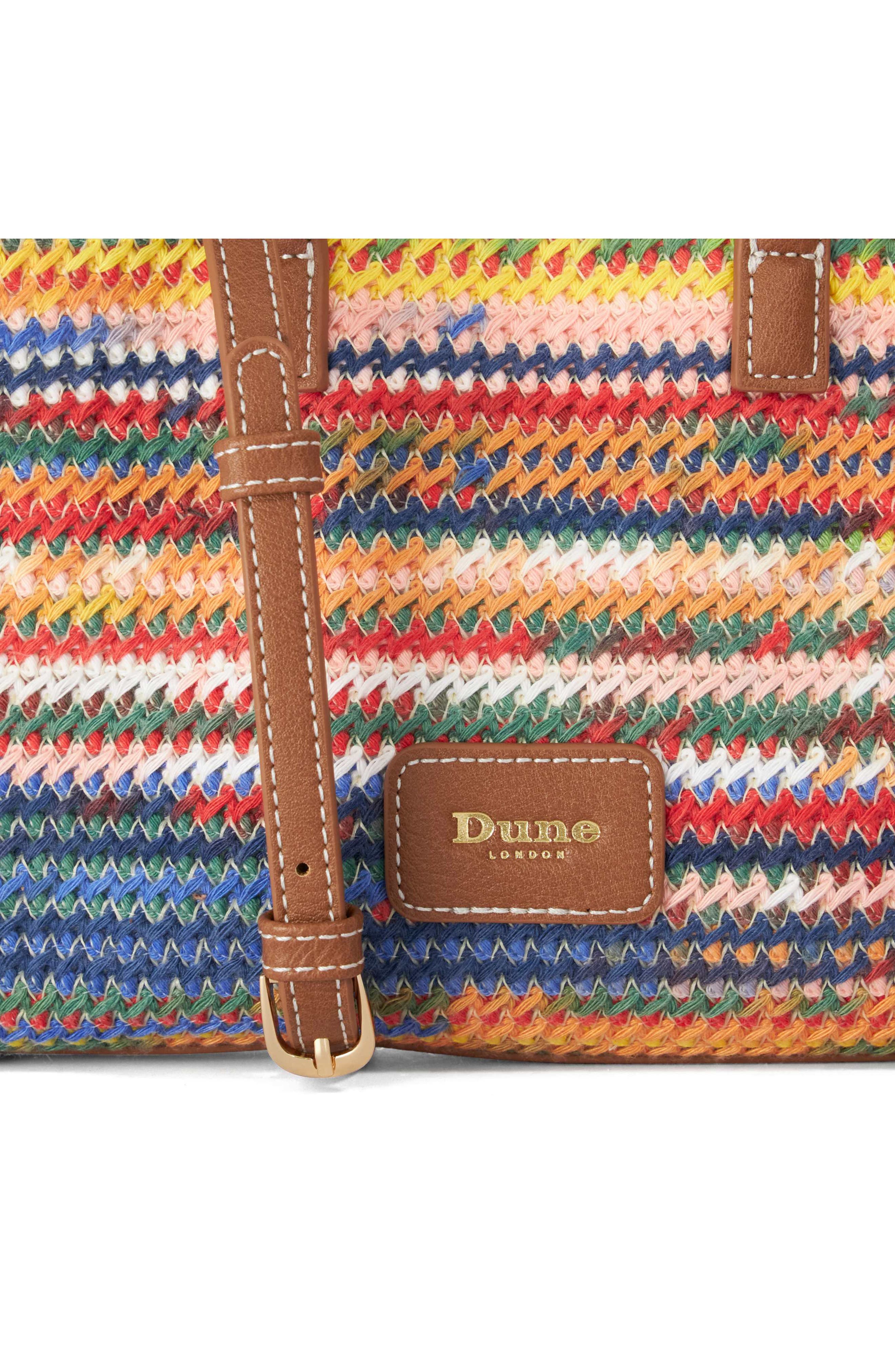 Dune London Diddydamsay Tote, Alternate, color, Brown Multi