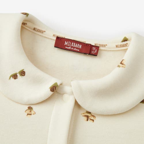 Milkbarn Stretch Fleece Collar Jumpsuit