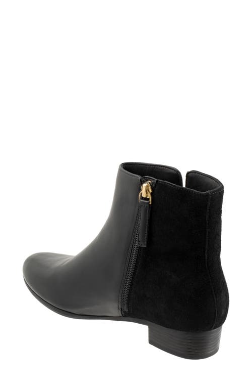 Trotters Maxwell Bootie In Black