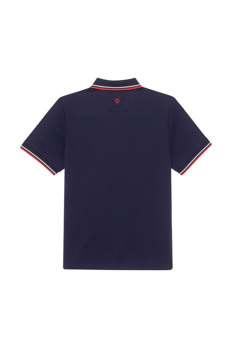Tipped Match Polo 2.0, Alternate, color, Navy Red White