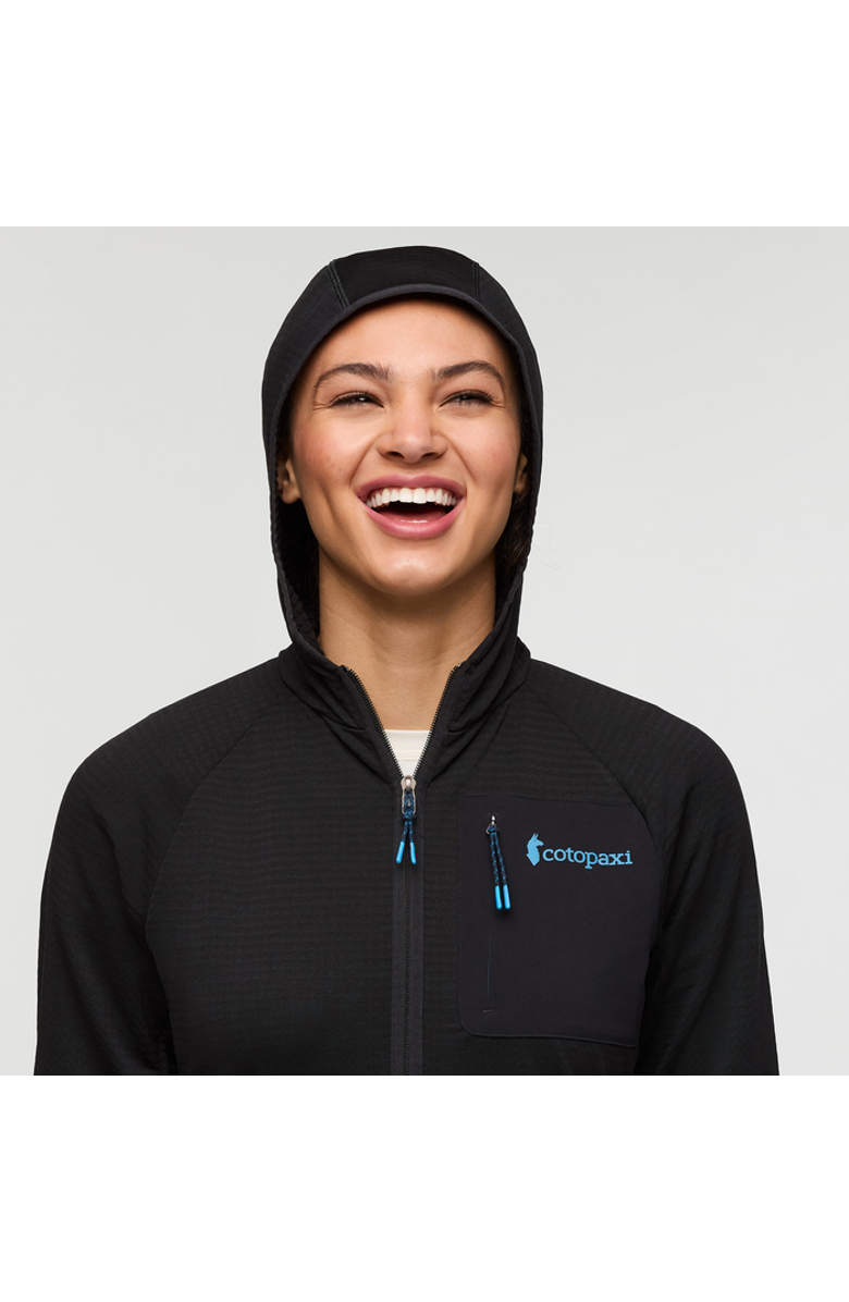 Cotopaxi Otero Fleece Full-Zip Hooded Jacket - Women's, Alternate, color, Cotopaxi Black