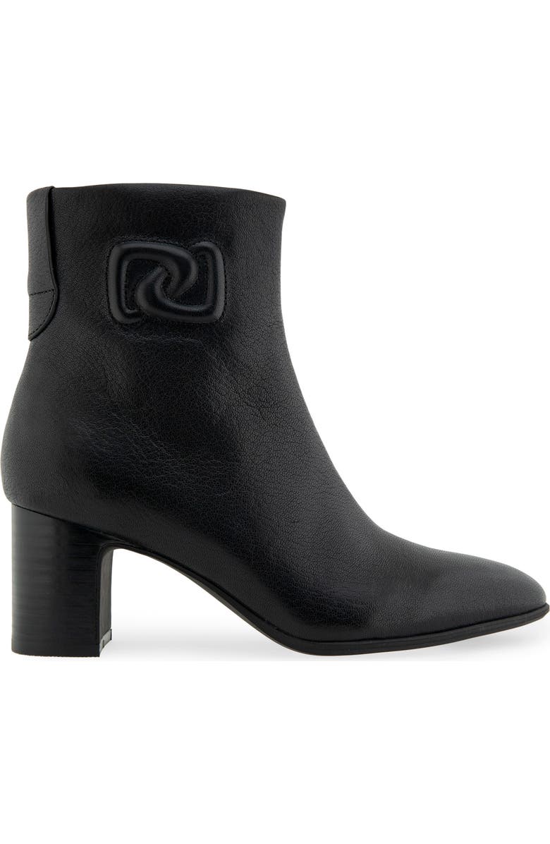 Aerosoles Magnus Logo Bootie, Alternate, color, Black Leather