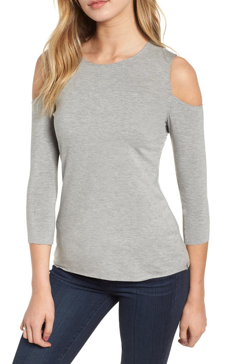 Bailey 44 'Deneuve' Cold Shoulder Top, Main, color,