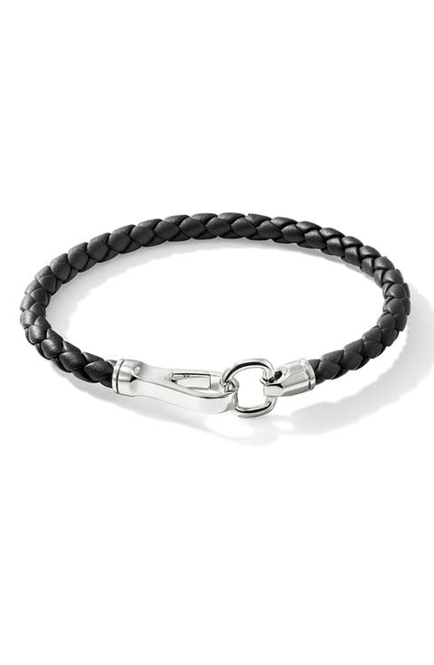 Men's Braided Leather Bracelet